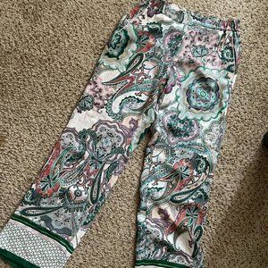 Gerry Weber Linen Paisley Trousers